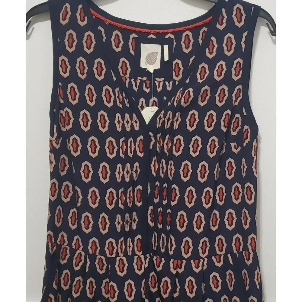 ANTHROPOLOGIE LILKA Samedi Geometric Crop Romper Jumper NWT - Picture 3 of 8